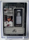 PATRICK ROY - 2022-23 UD BLACK DIAMOND - CUP WINNERS PATCHES - #CW-PR