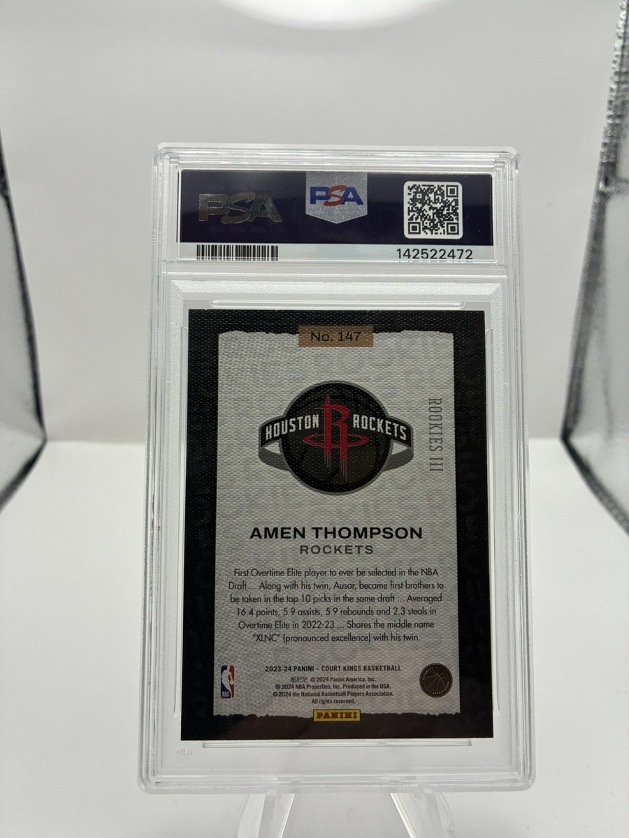 2023-24 Panini Court Kings - Rookies III Amen Thompson #147 (RC