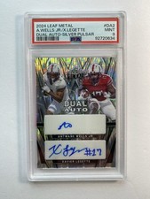 2024 Leaf Metal Xavier Legette & Antwane Wells Jr Dual Auto 3/5 Silver Panthers