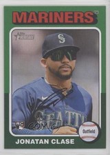 2024 Topps Heritage High Number Green Border Jonatan Clase #639 b4d