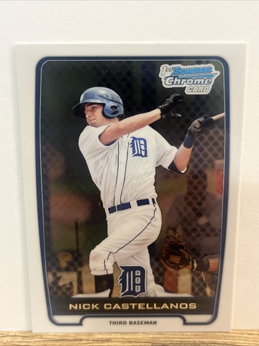 2012 Bowman Nick Castellanos RC Chrome Prospects #BCP78 Detroit Tigers Rookie