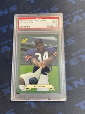 1987 Classic Football Baseball MLB Game #15  BO JACKSON Rookie RC PSA 9 MINT