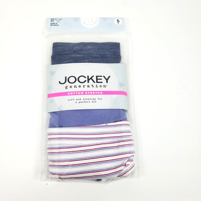 Jockey Generation Youth Girls Size S 6 Cotton Stretch Soft Bikinis Underwear 3Pk