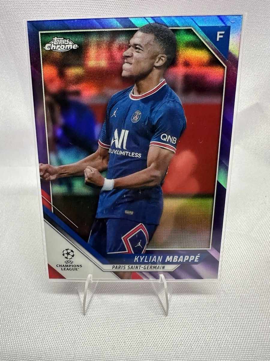 2021-22 Topps Chrome UCL Kylian Mbappé #1 for sale | eBay