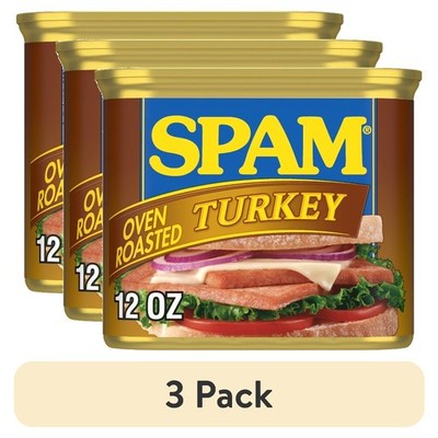 Oven Roasted Turkey Breast 12 oz Canned Meat 3 Pack
