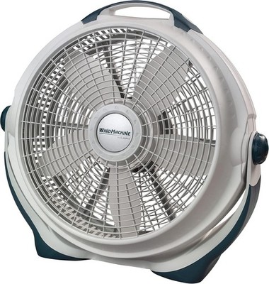 Floor Fan Air Circulator with 3 Speeds 20 Inch Model 3300 Gray Home Bedroom