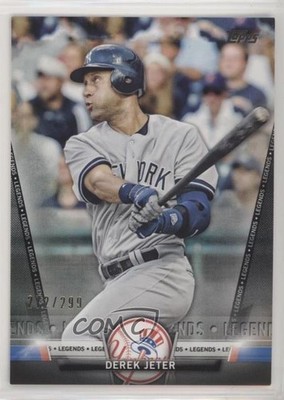 2018 Topps Salute Series 2 Legends Black 272/299 Derek Jeter #S-78 HOF 0k0