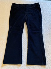 LL Bean Women  s Pants Size 18 Dark Blue Courdory Favorite Fit