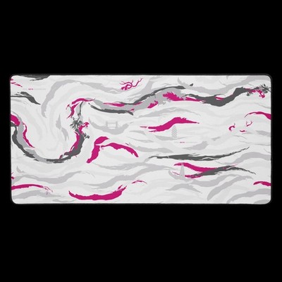 Aqua Brush Light Pink Desk Mat 12x18, 12x22, 16x32