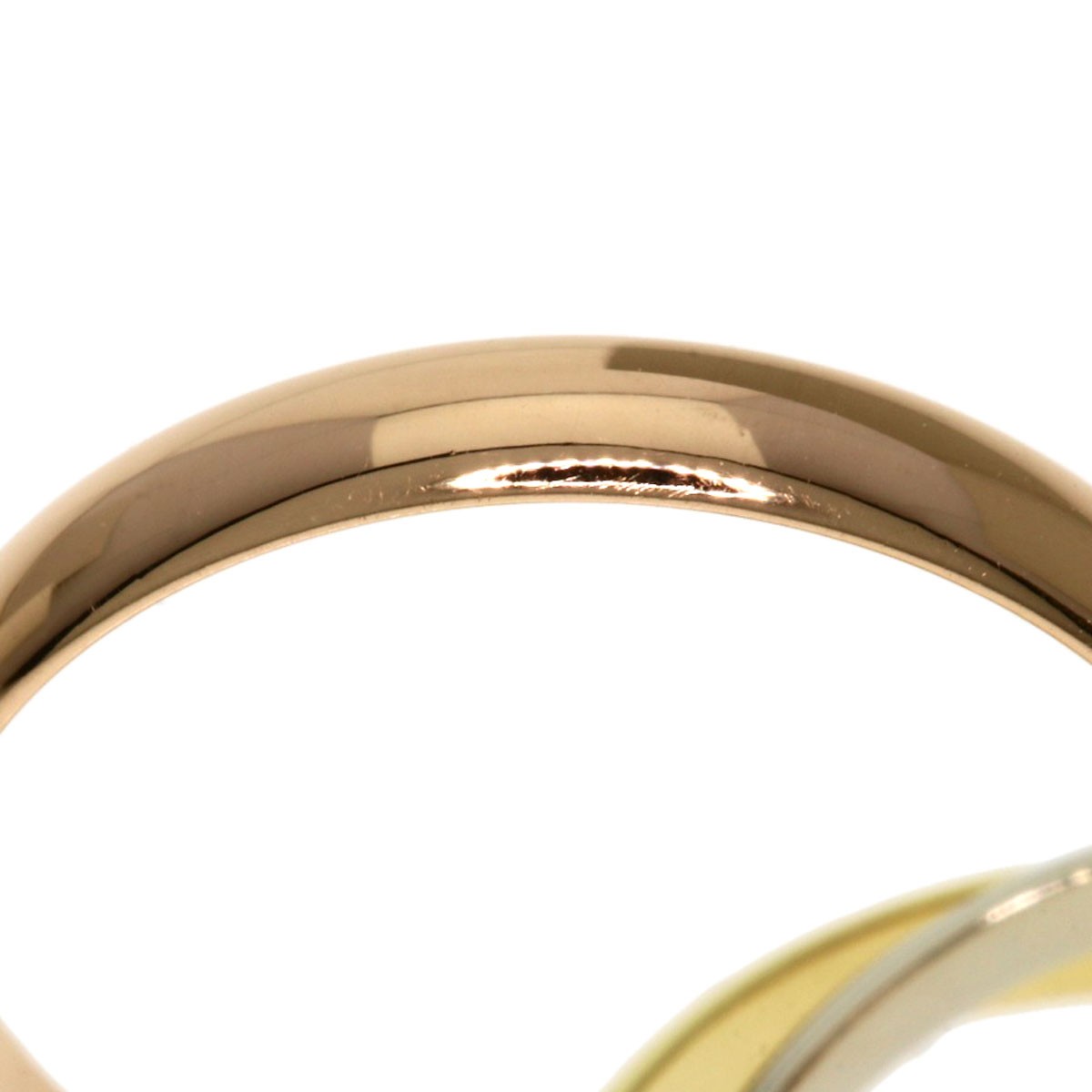 Cartier トリニティSM 48 Cartier トリニティSM 48 CARTIER Ring Trinity #48 K18 Yellow Gold