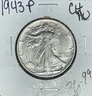 1943 WALKING LIBERTY SILVER HALF DOLLAR ~ CH/AU ~NICE COIN~