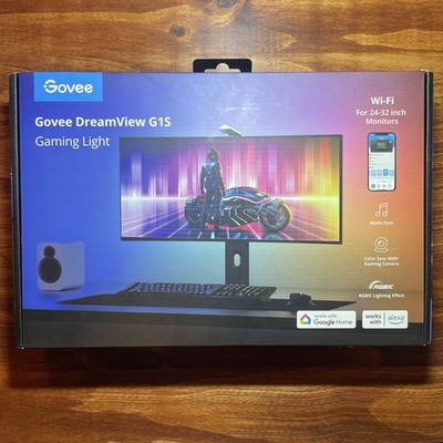 Govee Dreamview G1S Gaming Light 24-32 inch Monitors Overhead Lighting NEW