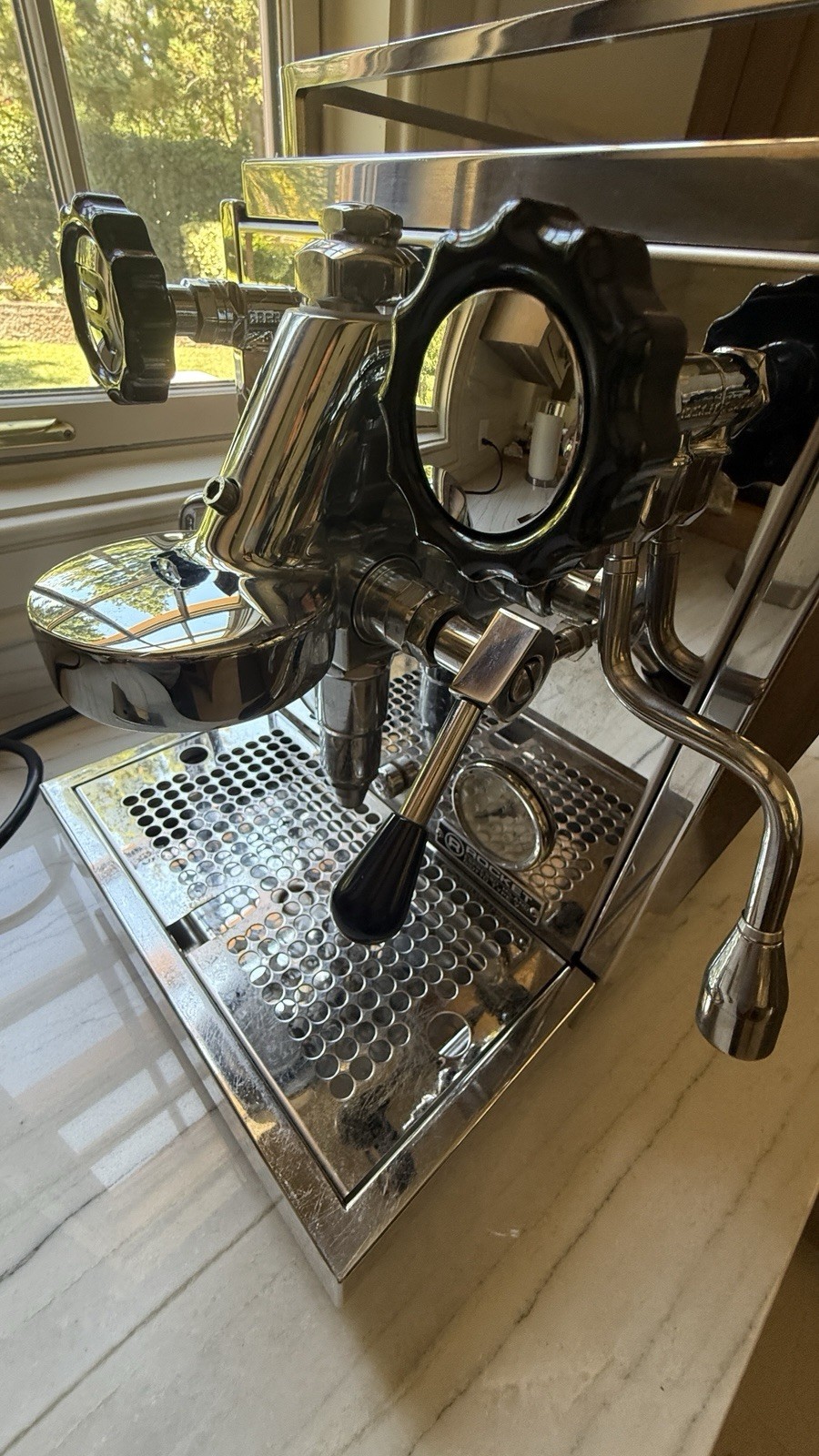 Rocket Giotto Type V USA Espresso Machine 115VAC 60Hz Silver/Black RE761S3A11 alternate view 4