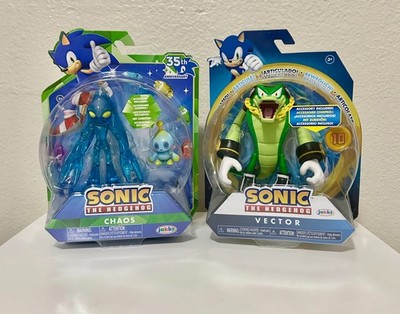 Sonic The Hedgehog CHAOS & VECTOR 4'' Figures  NEW