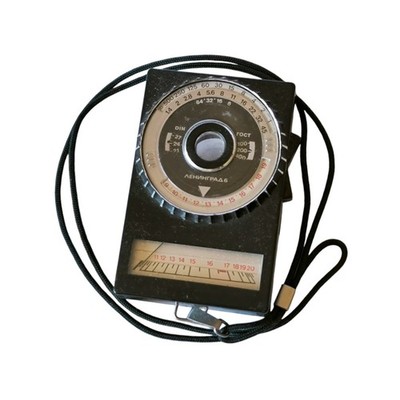 Leningrad-6 - Vintage Soviet Russian Light Exposure Meter, 1970s