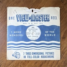 View-Master Reel 382 Laurentian Mt. Area Quebec Canada 1949
