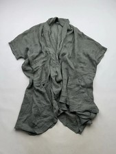 90's Asymmetry Linen Dress Women's Size M