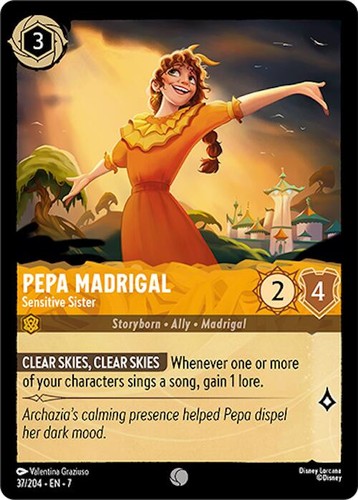 Lorcana Elsa - Trusted Sister Archazia's Island 7 #55/204 Common