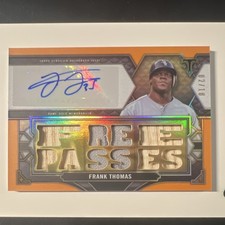 Topps Triple Threads Frank Thomas Autograph Relic #TTAR-FT1 White Sox /18