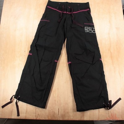BETTER BODIES Sweden low rise wide leg gym workout active pants LARGE tag
