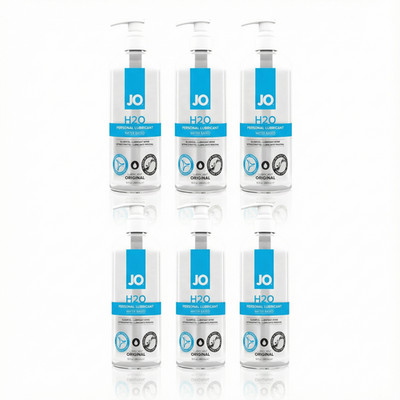 System Jo H2O Water Based Lubricant 16oz 6 Pack 96oz Total