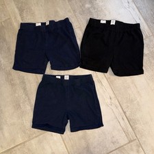 GAP Kids 3 Pack Shorts Blue Black M 8 Athletic Casual Play Everyday Bottoms