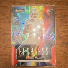 Panini 2024 Prizm Draft Picks Fearless Rookie Drake Maye #F-DM Football