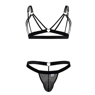 Mens Underwear: CandyMan 99838 Two Piece Outfit