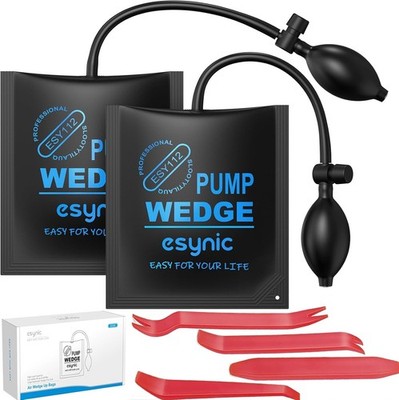 eSynic Air Wedge Up Bag 2 Stück Luftkeil Pumpbeutel Keilpumpe Werkzeuge BESCHREIBUNG LESEN