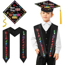 Preschool Graduation Cap and Stole for Kids Kindergarten Graduation Next Stop...