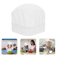 24 Pcs Kid Non-woven Chef Hats Cooking Cap for Kids Chefs Children