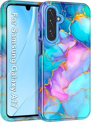 Galaxy A17 5G Case, Heavy Duty Full Body Shockproof Protection 3 in 1 Hybrid Cas