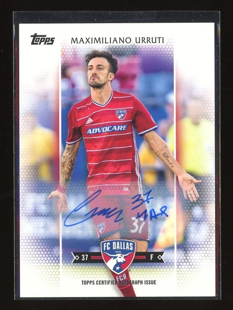 2017 Topps MLS Autogramme #94 Maximiliano Urruti 257/469 FC Dallas AUTO