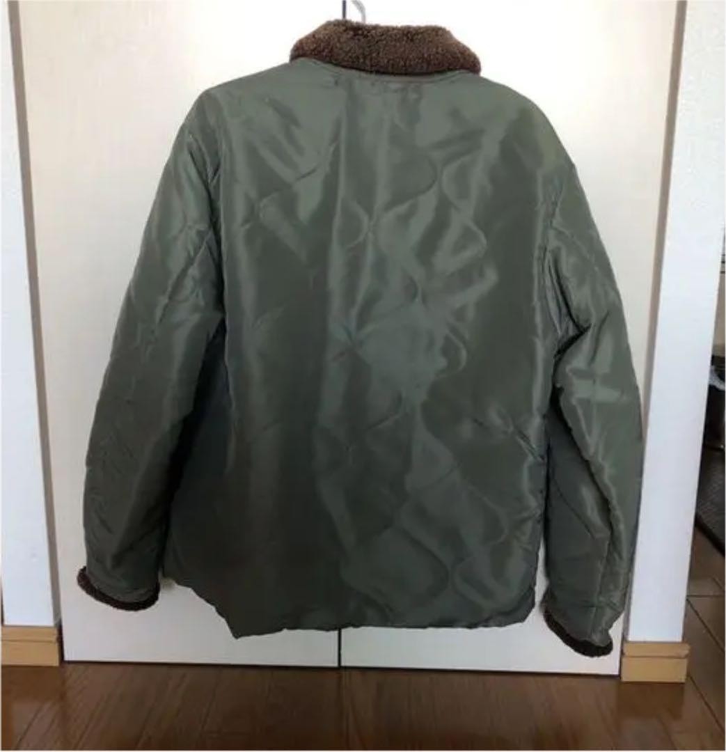 Buzz Rickson's Deck Jacket Mouton Olive Military L - image 11