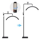 Byootique 28" Half Moon Light w/ Phone Holder Lash Lamp Eyelash Extension 2 Pack — photo 3