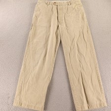 Nautica Pants Mens 34x30 Beige Clipper Relax Fit KhakiCasual Chino Trousers