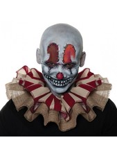 Adults Brown Circus Clown Collar Costume Accessory