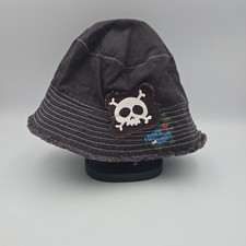 Jumping Beans Skull Pirate Bucket Hat Size 6-18M