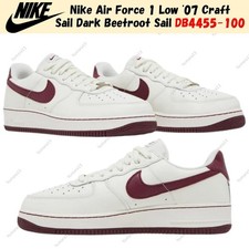 ? 2022 Nike Air Force 1 Low \'07 “White Dark Beetroot” 9M Nike ? 2022 Nike Air Force 1 Low  main image 4