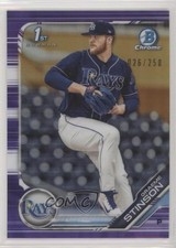 2019 Bowman Draft Chrome Purple Refractor 26/250 Graeme Stinson #BDC-116 4k8