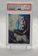2020 Topps Stadium Club Chrome Fernando Tatis Jr. Power Zone Refractor PSA 10