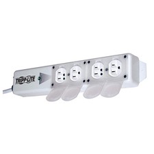 TRIPP LITE SPS415HGULTRA Surge Protector Strip,4 Outlet,White 6RHV9