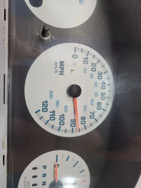 Dodge Caravan 2004 04 velocímetro clúster MPH con dos tacómetros Foto 3 de 4