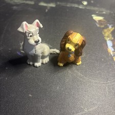 Vintage 80s Disney Bullyland Lady & The Tramp...