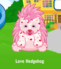 Webkinz Lovely Hedgehog Virtual PET Adoption Code Only Messaged Webkinz Hedgehog