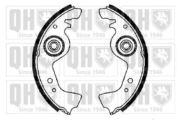 Juego de zapatas de freno para SEAT FURA 025A 9 1.4 82 a 86 QH SE022165299A SE028165299A - Imagen 2 de 4