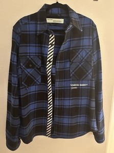 ⭐️正規品18SS OFF-WHITE Flannel Shirtフランネルシャツ 楽天市場】OFF-WHITE オフホワイト（柄チェック）の通販