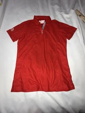 Chik Fil A Polo Shirt Men’s Medium Red Short Sleeve Employee Work Pull Over