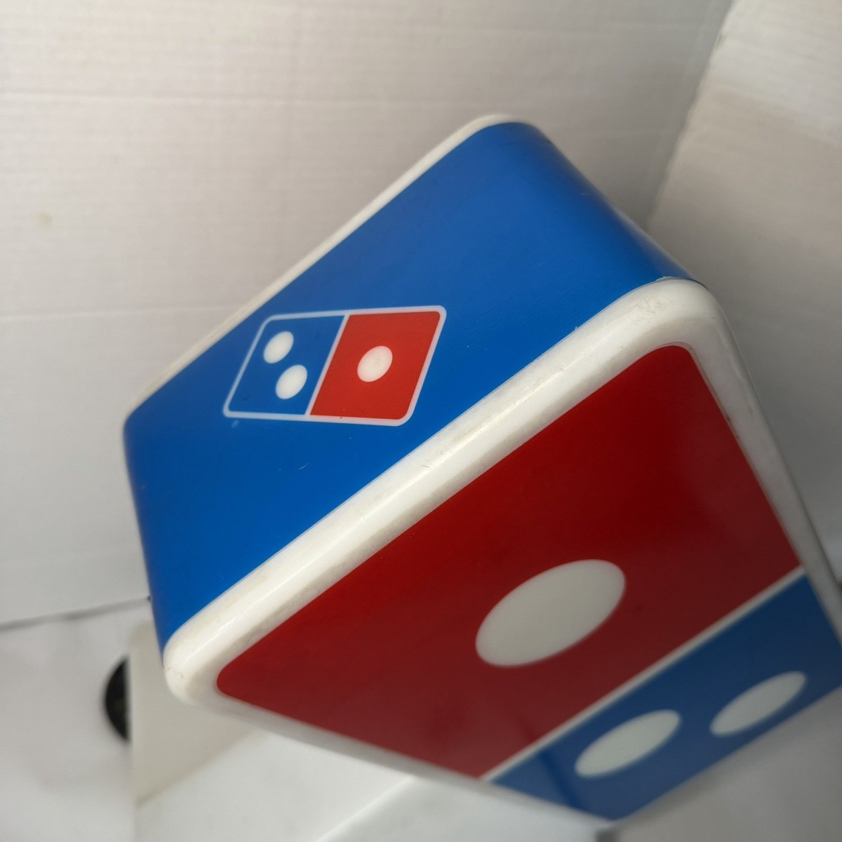 Dominos Pizza Magnetic Light-Up Car Topper Delivery Sign - No Cord