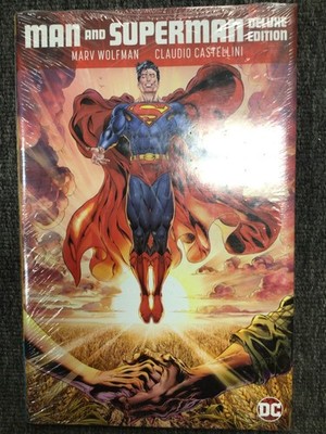 Man and Superman Deluxe Edition Hardcover Graphic Novel New Sealed
